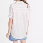 Madewell  Courier Shirt in Stitched Rainbow Stripe Size XS Photo 1