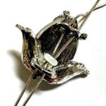 Silver tone tulip lariat necklace Photo 7