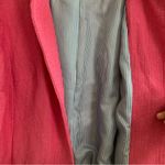 Talbots Flare Sleeve Tweed Open Front Jacket 18W Pink Photo 4