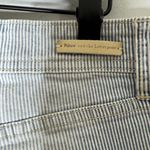 Pilcro and the Letterpress  Women’s Blue & White Striped‎ Hyphen Shorts Size 28 Photo 3