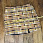 Anthropologie  Skies Are Blue wool blend plaid Mini Skirt size medium Photo 2