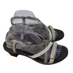 Abeo Gloriana Metallic Strappy Sandals Slingback Heels BIO System Womens 8.5N Size 8.5 Photo 0