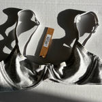 SKIMS Net  cotton logo demo bra Gray Underwire Bra 34a Photo 0