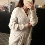 PINK - Victoria's Secret Gray Cardigan  Photo 0