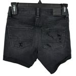 American Eagle Outfitters Black Dream Short cuffed denim shorts size 00 Photo 1