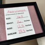 Abercrombie & Fitch NEW Jeans Womens 33/16 Short The Flare Ultra High Rise Photo 8