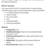 Lululemon Time To Sweat Crop 23"
Ink Blue Photo 4