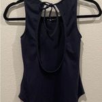 Urban Outfitters Lace Black And Navy Blue Bodysuit Photo 1