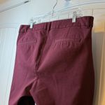 Old Navy  High-Rise Pixie Secret-Smooth Pockets Cropped Pants Maroon Size 18 # Photo 6
