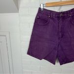 Vintage Northwest Blue Purple Denim Shorts Size 8 Photo 2