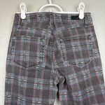 Paige hoxton ankle skinny leg jeans in black Atlantic tartan plaid size 25 Photo 11