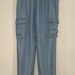 Love Tree chambray cargo jogger pants L Photo 1