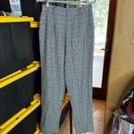 Valerie Stevens  Pure 100% Wool Black and White Houndstooth Dress Pants Size 10 Photo 7