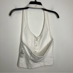Cotton On Harley denim halter vest vintage white women’s size 4 new trendy Photo 5