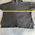 J.Crew  Vintage Cotton Terry Turtleneck Shirt Womens L Large Black Top Photo 5