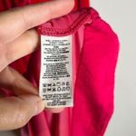 Free People  Mischa hot pink velvet long sleeve mini dress Photo 4