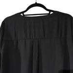 Zac & Rachel Lace Over Front Top Size XL Black Cream Boho Semi Sheer Feminine Photo 6