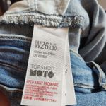 Topshop Moto Jamie Floral Embroidered Jeans High Waisted Skinny Ankle Pants 26 Photo 8