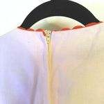 American Vintage Vintage 60s Orange Embroidered Cottagecore Midsommar Cutesy Floral Mini Dress Photo 6