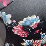 Active USA black flower maxi romper jumpsuit medium Photo 2