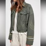 Free People New Extreme Cropped
Military Jacket, New with out Tags, Size Small Photo 1