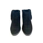 Vionic  Black Suede Studded Fringe Western Vibe Booties. size 8 Photo 3
