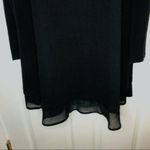 YA Los Angeles  Sweater Swing Button Dress Black M Photo 3