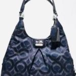 Coach  Madison Navy Blue Maggie Tote Shoulder Bag Photo 0
