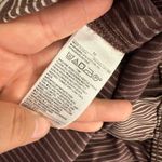 Gap High Rise Easy Stripe Wide-Leg Khakis, Brown Stripe, M Petite, 516365 Photo 5