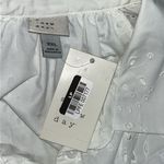 A New Day NWT Size XXL White Eyelet Shirt Dress w/ Tie Belt Photo 4