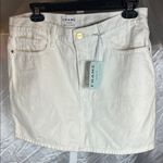 frame denim  Ivory Skirt Photo 0