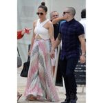 Alice + Olivia NWT Sheer Pleated Wide Leg in Stripe Skirted Palazzo Pants 2 Photo 7