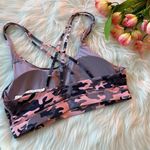 Womens Sports Bra Wirefree Padded Racer Back Size L Photo 3