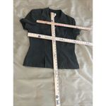 DBY Women Jacket Size 11 Olive Green Short Sleeve Open Zipper Photo 8