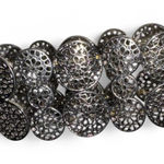 None Vintage Silver Filigree Link Bracelet – Mexican Artisan Style Photo 0