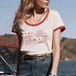 💕SPELL & THE GYPSY💕 Lone Star Tee 70's Boho Chic Red Size XS Photo 2