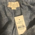 Loft Outlet Chambray Linen & Cotton Pull On Mini Skirt Photo 5