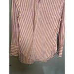 Rag and Bone  Women's Indiana Striped Twisted Shirt Pink White Size XS Photo 5