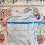 Jessica McClintock Vtg  Satin Formal Dress Sz 7/8 Fairy Princess Sequin Y2K Photo 4