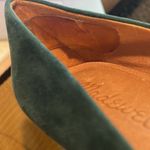 Madewell  The Mira Suede Point Toe Heels in Green‎ Size 6 Photo 7