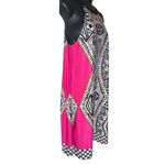Venus geometric print high neck sleeveless dress Photo 2