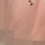 Connected Apparel  Light Pink Floral Mini Dress | Size 8 Photo 3