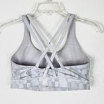 Lululemon Energy Silver Grey Geometric Strappy Sportsbra Photo 1