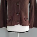 Michael Kors Brown Bell Sleeve Cardigan Size S Photo 2
