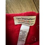 Tiara International Vintage Women's Christmas holiday Cardigan Sweater Size S Photo 6