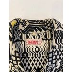 Vintage Guatemala Indigenous Blazer Buttons EUC Sz M Women’s Tribal Black Cream Size M Photo 13