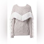AUMR Ulla Merino Wool Sweater In Ivory/Oatmeal White Size XS Photo 3