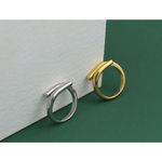 Boutique Unisex Solid Wrap 925 Sterling Silver Band Ring, Adjustable Photo 11