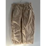 We The Free Good Luck Mid Rise Barrel Jean Womens 30 Tan Button Fly Denim Boho Photo 1