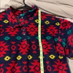 Vintage David Wayne Aztec Pullover Sweater Blue Photo 9